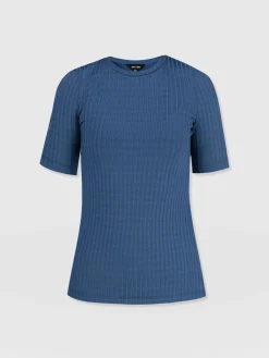Saint and Sofia Adaline Tee - Teal Rib