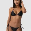 Saint and Sofia Alba Triangle Bikini Top - Black