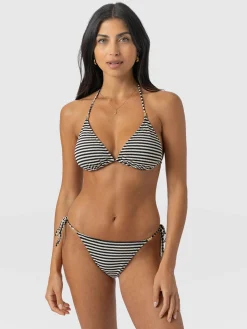 Saint and Sofia Alba Triangle Bikini Top - Stripe