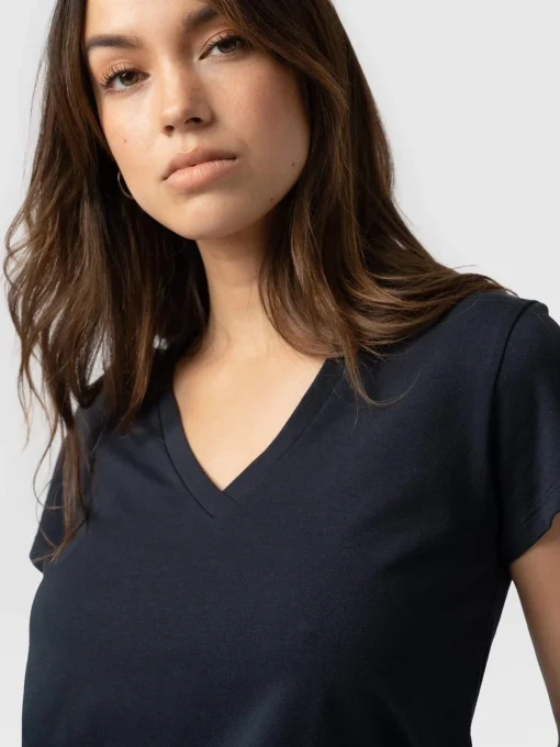 Saint and Sofia Apartment Tee - Navy
