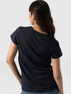 Saint and Sofia Apartment Tee - Navy