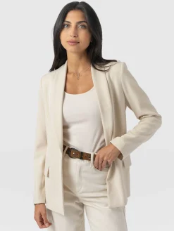 Saint and Sofia Argent Blazer - Cream