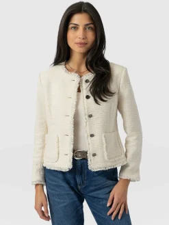 Saint and Sofia Ashby Jacket - Cream