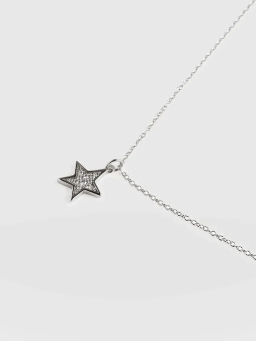 Saint and Sofia Astral Star Necklace - Silver