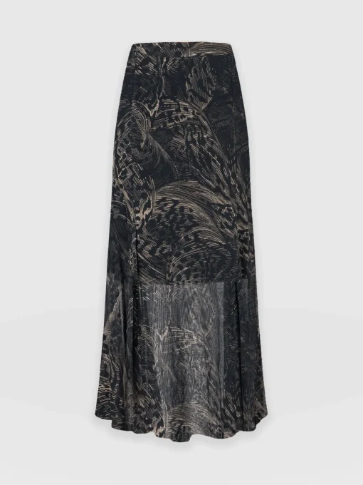 Saint and Sofia Audrey Skirt - Spot Feather