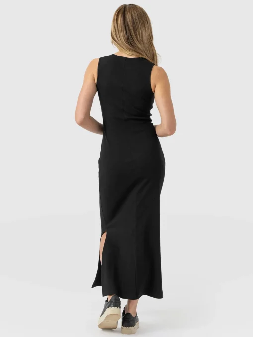 Saint and Sofia Axel Cut Out Dress - Black