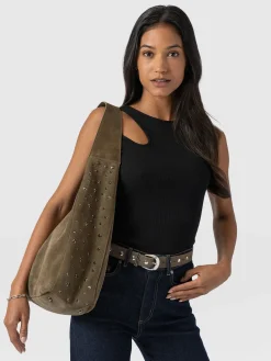 Saint and Sofia Axel Cut Out Vest - Black