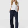 Saint and Sofia Cambridge Tailored Wide Leg Pant - Navy