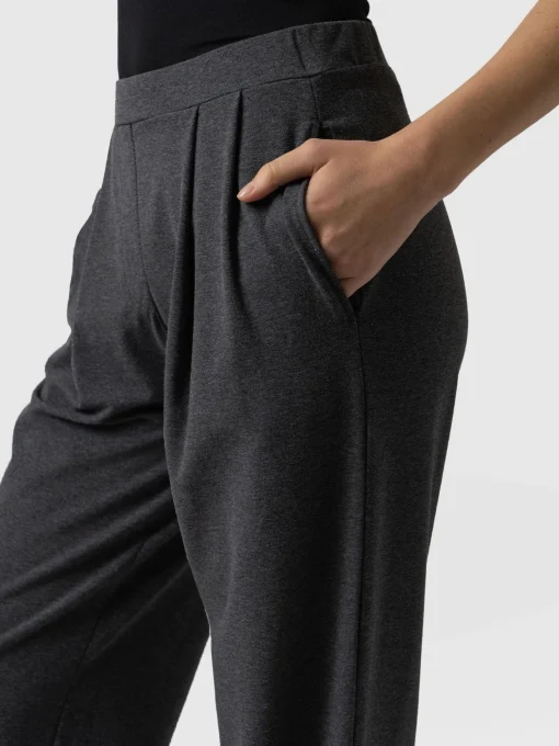 Saint and Sofia Camden Wide Leg Pant - Charcoal