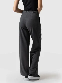 Saint and Sofia Camden Wide Leg Pant - Charcoal