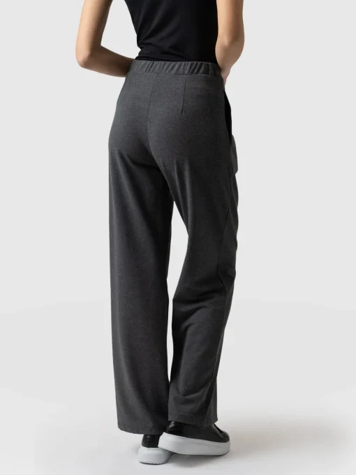 Saint and Sofia Camden Wide Leg Pant - Charcoal