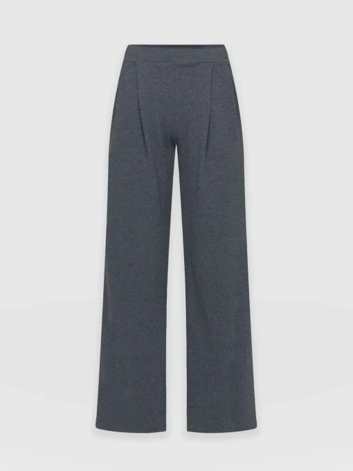 Saint and Sofia Camden Wide Leg Pant - Charcoal