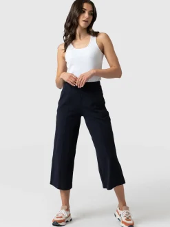 Saint and Sofia Cara Wide Leg Culotte - Navy
