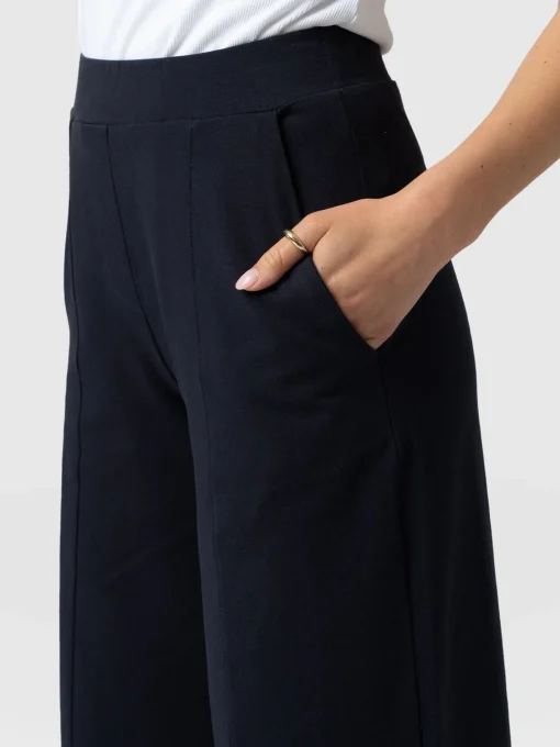 Saint and Sofia Cara Wide Leg Culotte - Navy