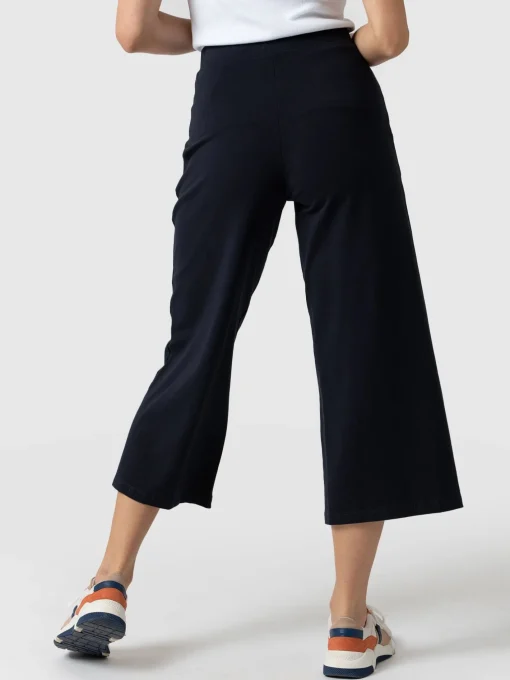 Saint and Sofia Cara Wide Leg Culotte - Navy