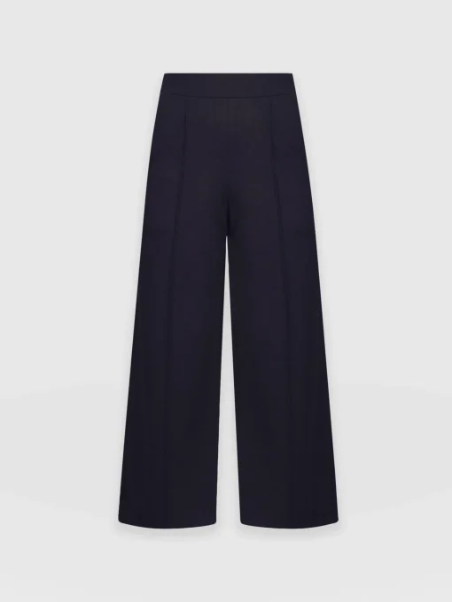 Saint and Sofia Cara Wide Leg Culotte - Navy
