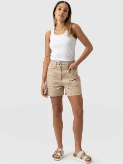 Saint and Sofia Cargo Short - Beige