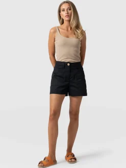 Saint and Sofia Cargo Short - Black