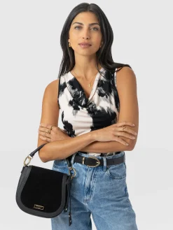 Saint and Sofia Cowl Neck Cami - White Fade Floral