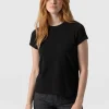 Saint and Sofia Easy Cotton Tee - Black