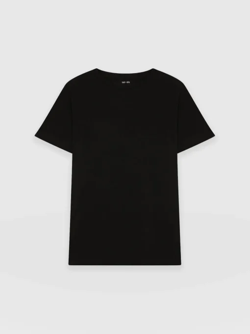 Saint and Sofia Easy Cotton Tee - Black