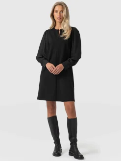 Saint and Sofia Esme Zip Up Dress - Black