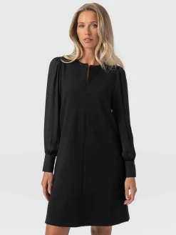 Saint and Sofia Esme Zip Up Dress - Black
