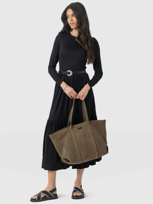 Saint and Sofia Greenwich Dress Long Sleeve - Black