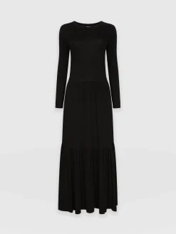 Saint and Sofia Greenwich Dress Long Sleeve - Black