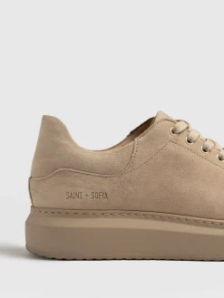 Saint and Sofia Hampstead Sneaker - Camel Suede