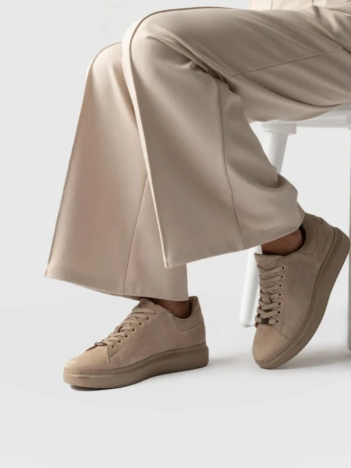 Saint and Sofia Hampstead Sneaker - Camel Suede