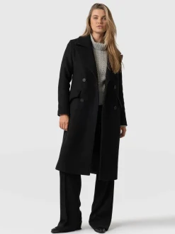Saint and Sofia Hampton Coat - Black