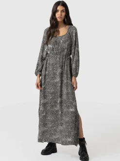 Saint and Sofia Henrietta Dress - Monochrome Gothica