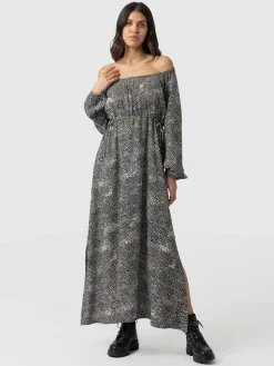 Saint and Sofia Henrietta Dress - Monochrome Gothica