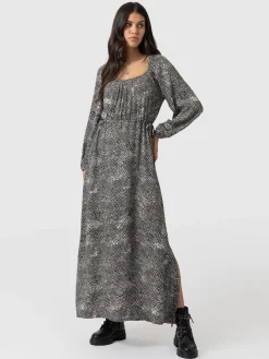Saint and Sofia Henrietta Dress - Monochrome Gothica