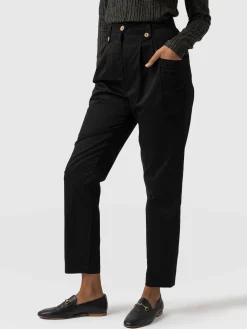 Saint and Sofia High Waisted Cargo Pant - Black
