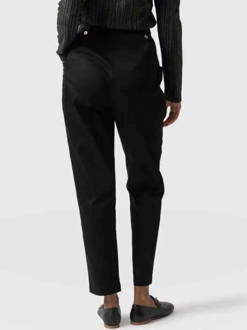 Saint and Sofia High Waisted Cargo Pant - Black