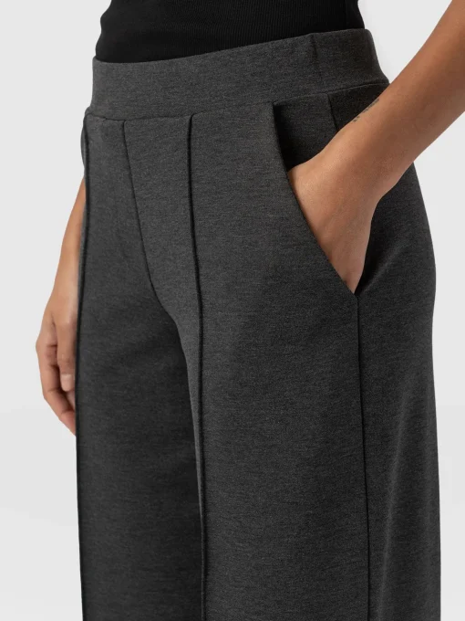 Saint and Sofia Keller Wide Leg Pant - Charcoal