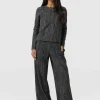Saint and Sofia Keller Wide Leg Pant - Grey/Black