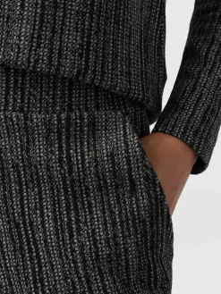 Saint and Sofia Keller Wide Leg Pant - Grey/Black