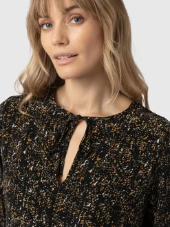 Saint and Sofia Kristen Blouse - Ditsy Leopard