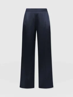 Saint and Sofia Langley Wide Leg Pant - Navy