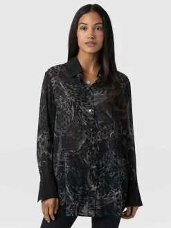 Saint and Sofia Madison Shirt - Spot Feather