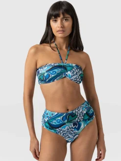 Saint and Sofia Maya Bandeau Bikini Bottom - Paradise