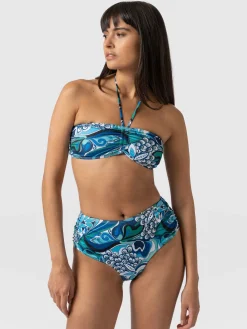 Saint and Sofia Maya Bandeau Bikini Bottom - Paradise