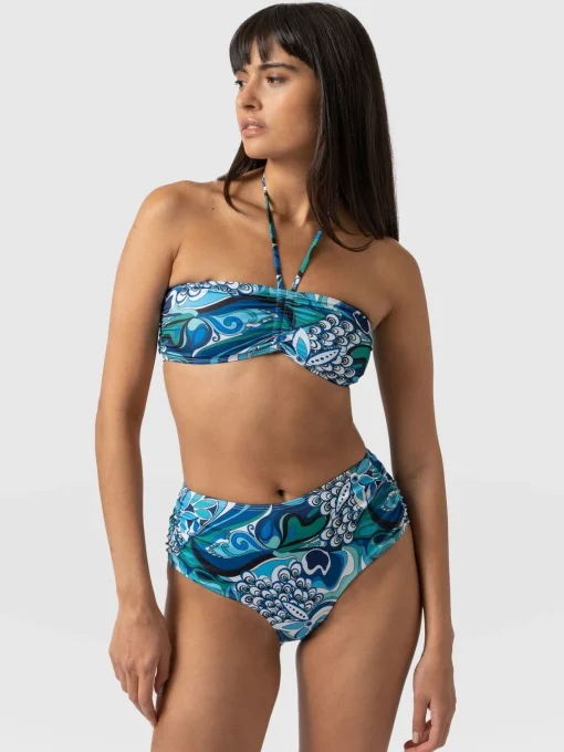 Saint and Sofia Maya Bandeau Bikini Bottom - Paradise