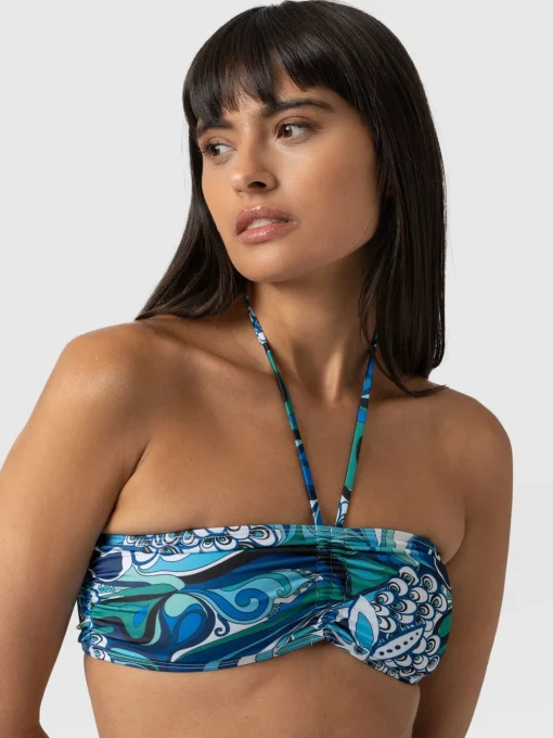 Saint and Sofia Maya Bandeau Bikini Bottom - Paradise