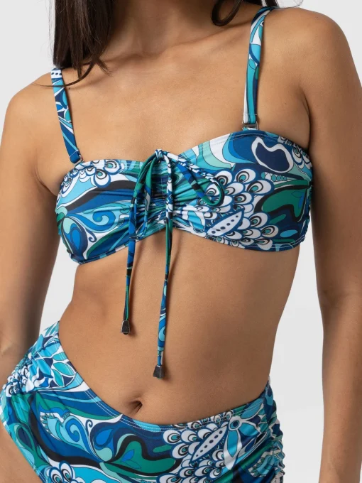 Saint and Sofia Maya Bandeau Bikini Top - Paradise