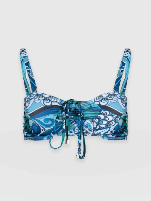 Saint and Sofia Maya Bandeau Bikini Top - Paradise