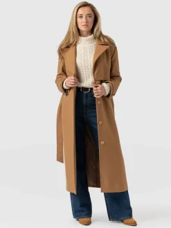 Saint and Sofia Odette Coat - Camel